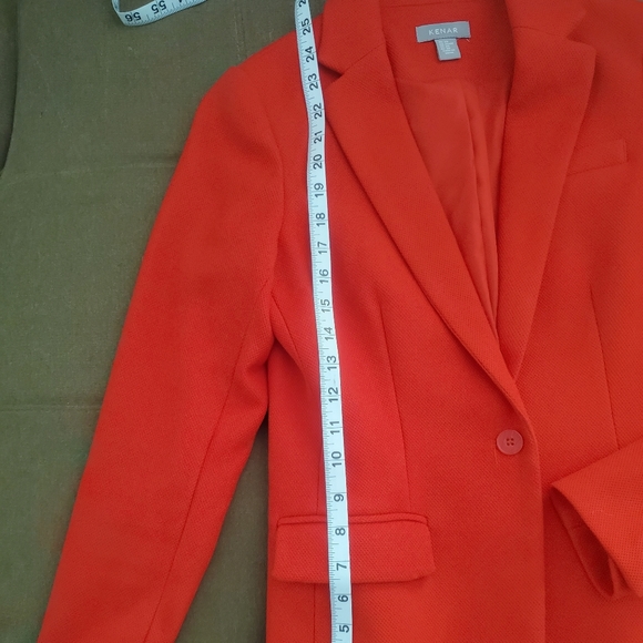 Kenar Single Button Waffle Weave Blazer - Picture 7 of 14